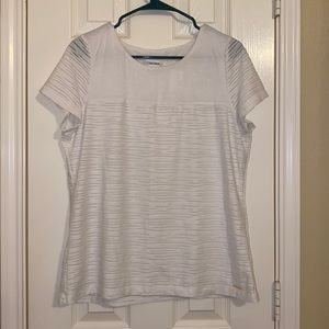 White Calvin Klein shirt